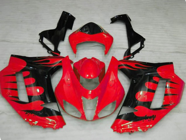 Llama Roja 2007-2008 Kawasaki ZX6R Carenados Moto Llama Roja 2007-2008 Kawasaki ZX6R Carenados Moto