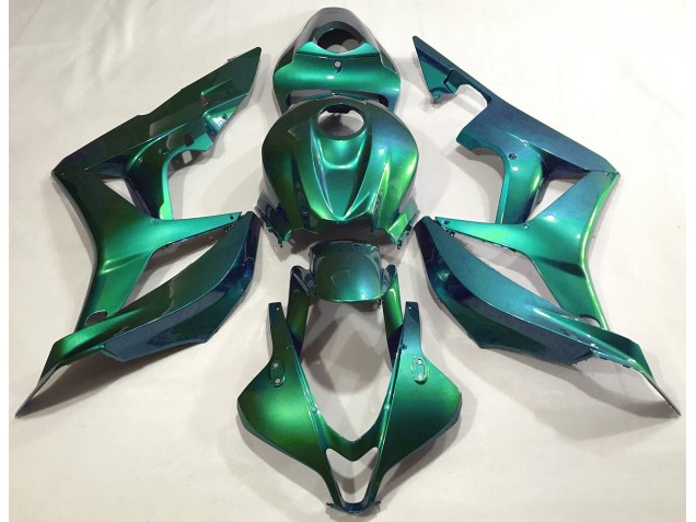 Llanura Verde Esmeralda 2007-2008 Honda CBR600RR Carenados Moto Llanura Verde Esmeralda 2007-2008 Honda CBR600RR Carenados Moto
