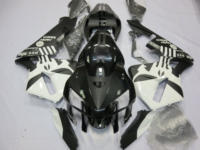 Logotipos En Negro Mate & Puisher 2005-2006 Honda CBR600RR Carenados Moto Logotipos En Negro Mate & Puisher 2005-2006 Honda CBR600RR Carenados Moto