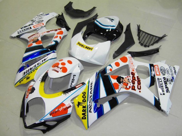 Lugares 2007-2008 Suzuki GSXR 1000 Carenados Moto Lugares 2007-2008 Suzuki GSXR 1000 Carenados Moto
