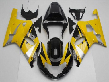 Comprar Carenados Moto Suzuki GSXR 600/750 2001-2003 - Amarillo Plata Negro Brillante