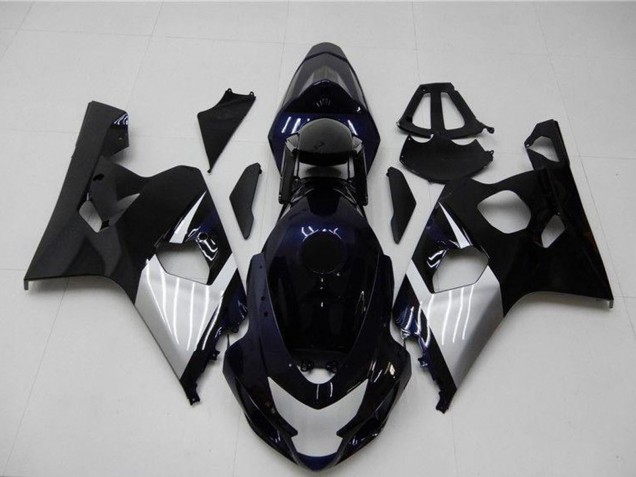 Comprar Carenados Moto Suzuki GSXR 600/750 2004-2005 - Negro Brillante Plata Azul