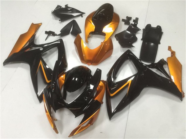 Comprar Carenados Moto Suzuki GSXR 600/750 2006-2007 - Naranja Negro Brillante