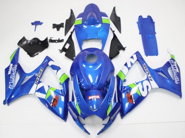 Comprar Carenados Moto Suzuki GSXR 600/750 2006-2007 - Azul Blanco Verde Rojo