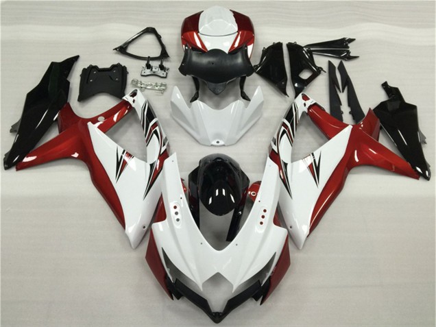 Comprar Carenados Moto Suzuki GSXR 600/750 2008-2010 - Blanco Rojo Negro Brillante