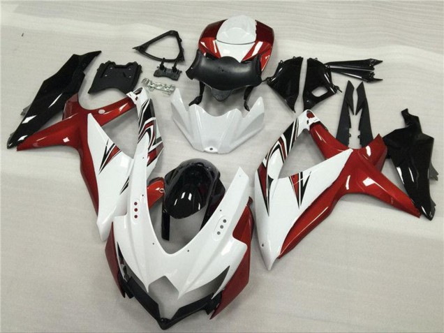 Comprar Carenados Moto Suzuki GSXR 600/750 2008-2010 - Blanco Rojo Negro Brillante