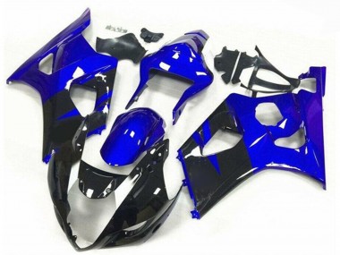 Comprar Carenados Moto Suzuki GSXR 1000 2003-2004 - Azul Negro Brillante Raya