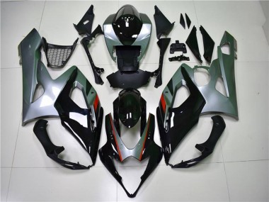 Comprar Carenado Moto Suzuki GSXR 1000 2005-2006 - Negro Brillante Plata