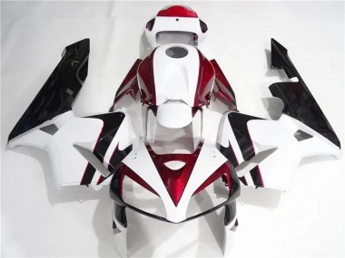 Comprar Kits Carenados Moto Honda CBR600RR 2005-2006 - Blanco Rojo Negro
