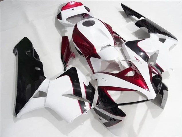 Comprar Kits Carenados Moto Honda CBR600RR 2005-2006 - Blanco Rojo Negro