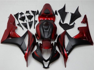Comprar Kits Carenado Moto Honda CBR600RR 2007-2008 - Rojo Negro Mate