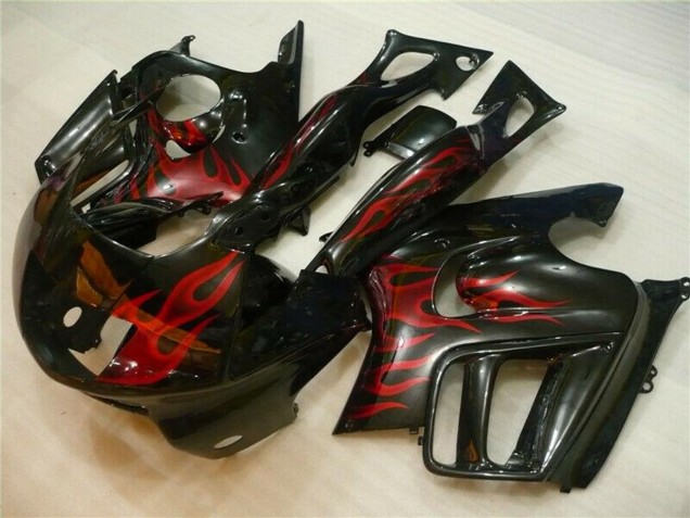 Comprar Carenados Moto Honda CBR600 F3 1995-1996 - Negro Brillante Rojo Llama