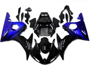 Comprar Kits Carenado Moto Yamaha YZF R6 2003-2004 - Azul Negro Brillante