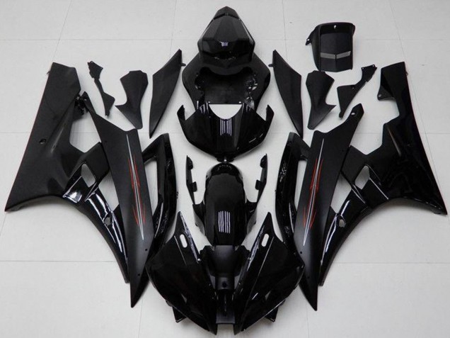 Comprar Kits Carenado Moto Yamaha YZF R6 2006-2007 - Negro Brillante Negro Mate
