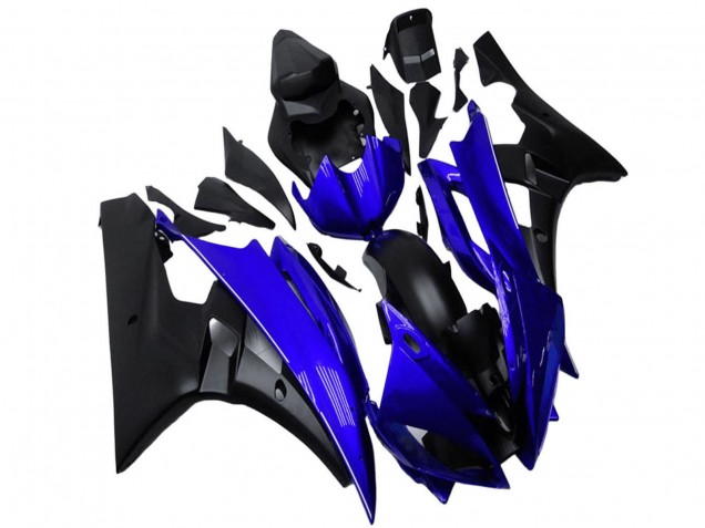 Comprar Carenado Moto Yamaha YZF R6 2006-2007 - Azul Negro Mate