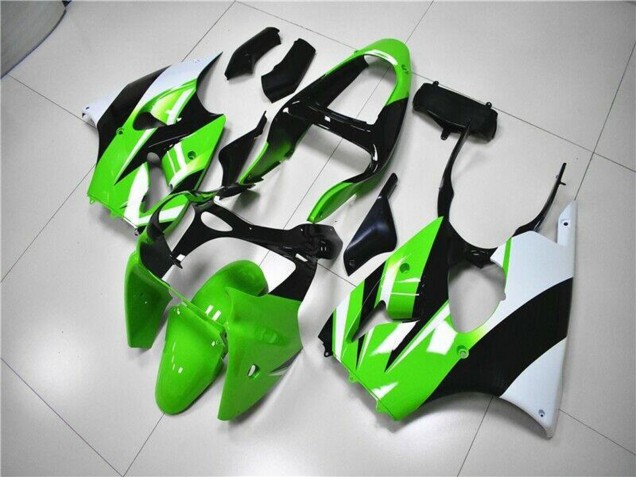 Comprar Kits Carenado Moto Kawasaki ZX6R 2000-2002 - Verde Blanco Negro