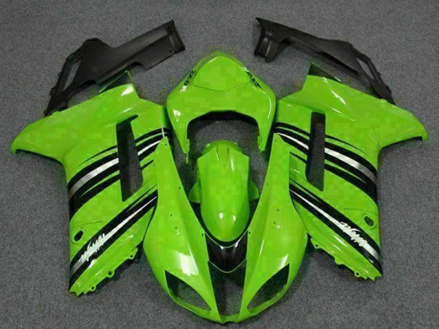 Comprar Kits Carenado Moto Kawasaki ZX6R 2007-2008 - Verde Negro