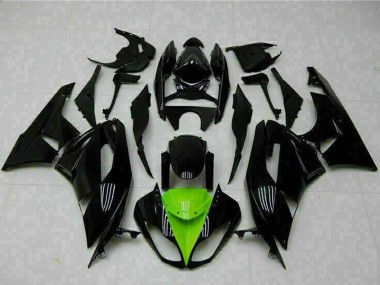 Comprar Carenados Moto Kawasaki ZX6R 2009-2012 - Negro Brillante Verde