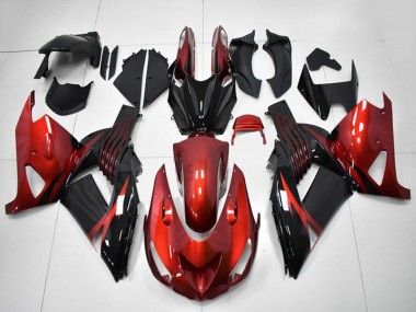 Comprar Carenados Moto Kawasaki ZX14R ZZR1400 2006-2011 - Rojo Negro