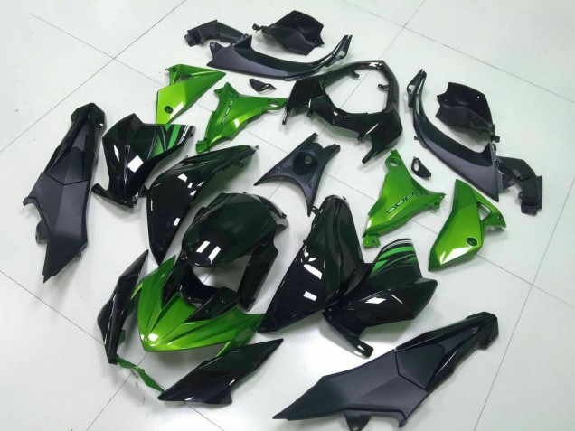 Comprar Carenado Moto Kawasaki Z800 2013-2018 - Verde Negro Brillante