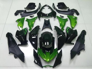 Comprar Carenado Moto Kawasaki Z800 2013-2018 - Verde Negro Brillante