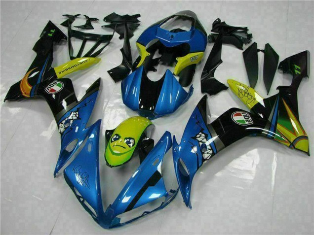 Comprar Carenados Moto Yamaha YZF R1 2004-2006 - Azul Amarillo Tiburón