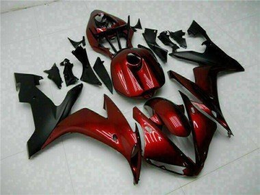 Comprar Carenados Moto Yamaha YZF R1 2004-2006 - Rojo Granate Negro Mate
