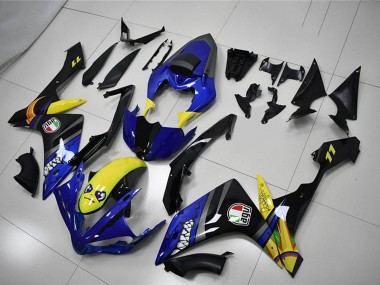 Comprar Carenados Moto Yamaha YZF R1 2007-2008 - Azul Amarillo Negro Tiburón