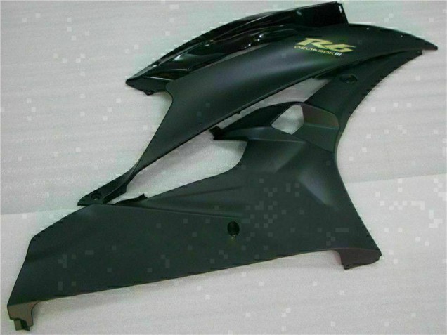 Comprar Carenados Moto Yamaha YZF R6 2006-2007 - Negro Brillante Negro Mate Oro Calcomanías