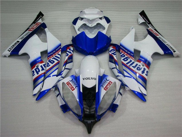 Comprar Carenados Moto Yamaha YZF R6 2008-2016 - Blanco Azul Rojo Sterilgarda Volvo Fimer Yamalube