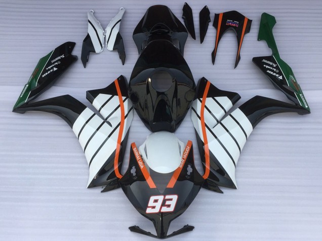 Comprar Carenados Moto Honda CBR1000RR 2012-2016 - Blanco Naranja Negro Brillante Baracuda 93