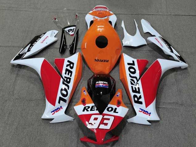 Comprar Carenados Moto Honda CBR1000RR 2012-2016 - Blanco Naranja Rojo Negro Brillante HRC Repsol 93