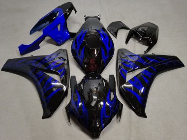 Comprar Carenados Moto Honda CBR1000RR 2008-2011 - Negro Brillante Azul Llama