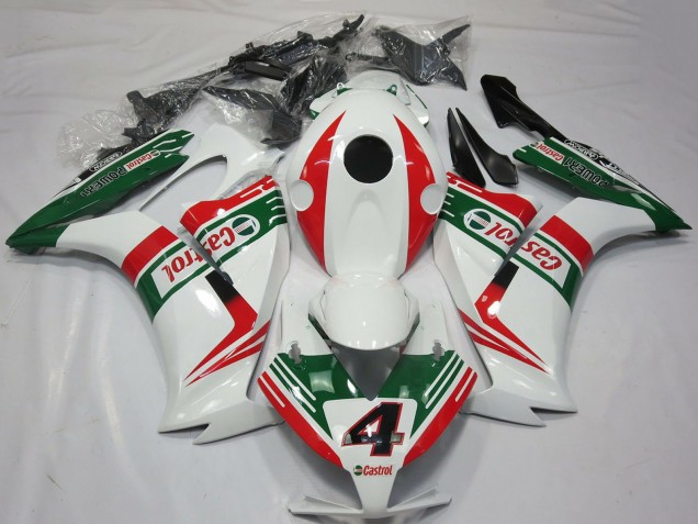 Comprar Carenados Moto Honda CBR1000RR 2012-2016 - Blanco Rojo Verde Castrol 4