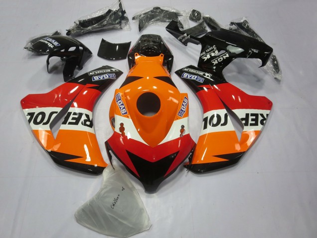 Comprar Carenado Moto Honda CBR1000RR 2008-2011 - Naranja Blanco Rojo Negro Brillante Repsol