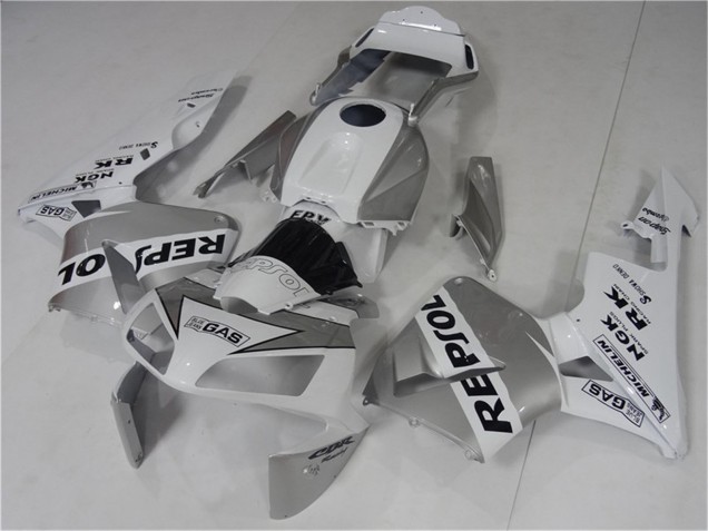 Comprar Carenado Moto Honda CBR600RR 2003-2004 - Blanco Plata Negro Repsol