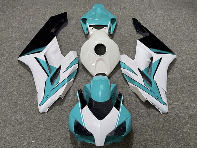 Comprar Carenados Moto Honda CBR1000RR 2004-2005 - Blanco Cian Azul Negro Brillante