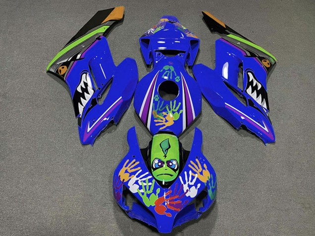 Comprar Carenados Moto Honda CBR1000RR 2004-2005 - Azul Verde Naranja Negro Tiburón