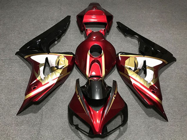 Comprar Carenados Moto Honda CBR1000RR 2006-2007 - Rojo Blanco Oro Negro Brillante