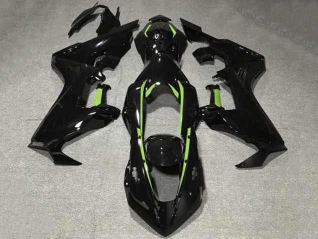 Comprar Carenados Moto Honda CBR1000RR 2017-2024 - Negro Brillante Verde Lima Línea