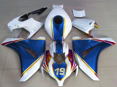 Comprar Carenados Moto Honda CBR1000RR 2008-2011 - Blanco Azul Amarillo Rojo 19