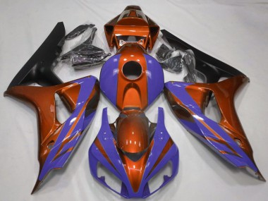 Comprar Carenados Moto Honda CBR1000RR 2006-2007 - Naranja Azul Negro Mate