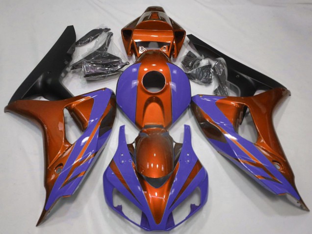 Comprar Carenados Moto Honda CBR1000RR 2006-2007 - Naranja Azul Negro Mate