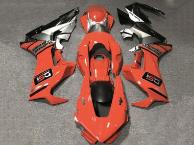Comprar Carenados Moto Honda CBR1000RR 2017-2023 - Naranja Blanco Plata Negro Brillante DSI
