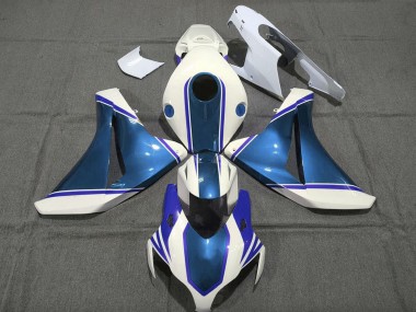 Comprar Carenados Moto Honda CBR1000RR 2008-2011 - Blanco Lustroso Azul Perla