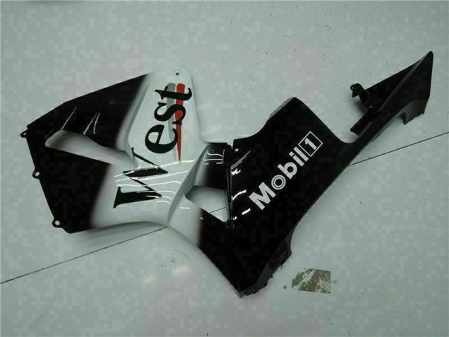 Comprar Carenados Moto Honda CBR600RR 2003-2004 - Negro Brillante Blanco West Mobil