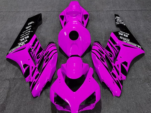 Comprar Carenados Moto Honda CBR1000RR 2004-2005 - Rosa Negro Brillante Llama