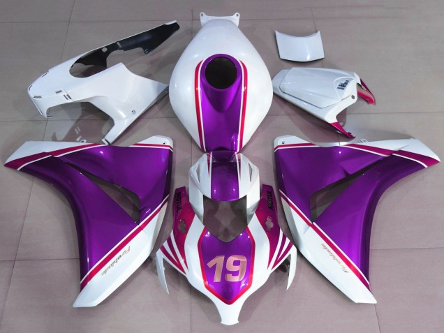 Comprar Carenados Moto Honda CBR1000RR 2008-2011 - Blanco Púrpura Brillante Rosa 19