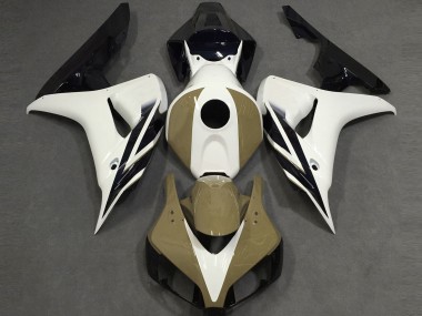 Comprar Carenados Moto Honda CBR1000RR 2006-2007 - Blanco Tan Negro Brillante