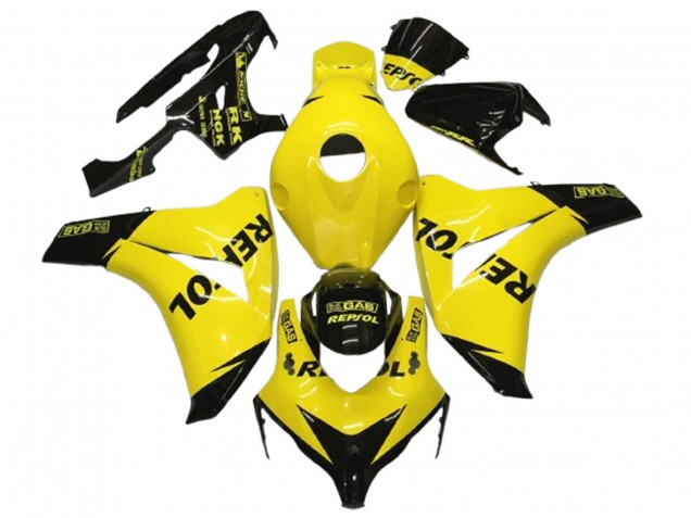 Comprar Carenados Moto Honda CBR1000RR 2008-2011 - Amarillo Negro Lustroso Repsol